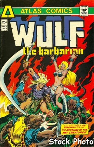 Wulf the Barbarian #3 © July 1975 Atlas/Seaboard
